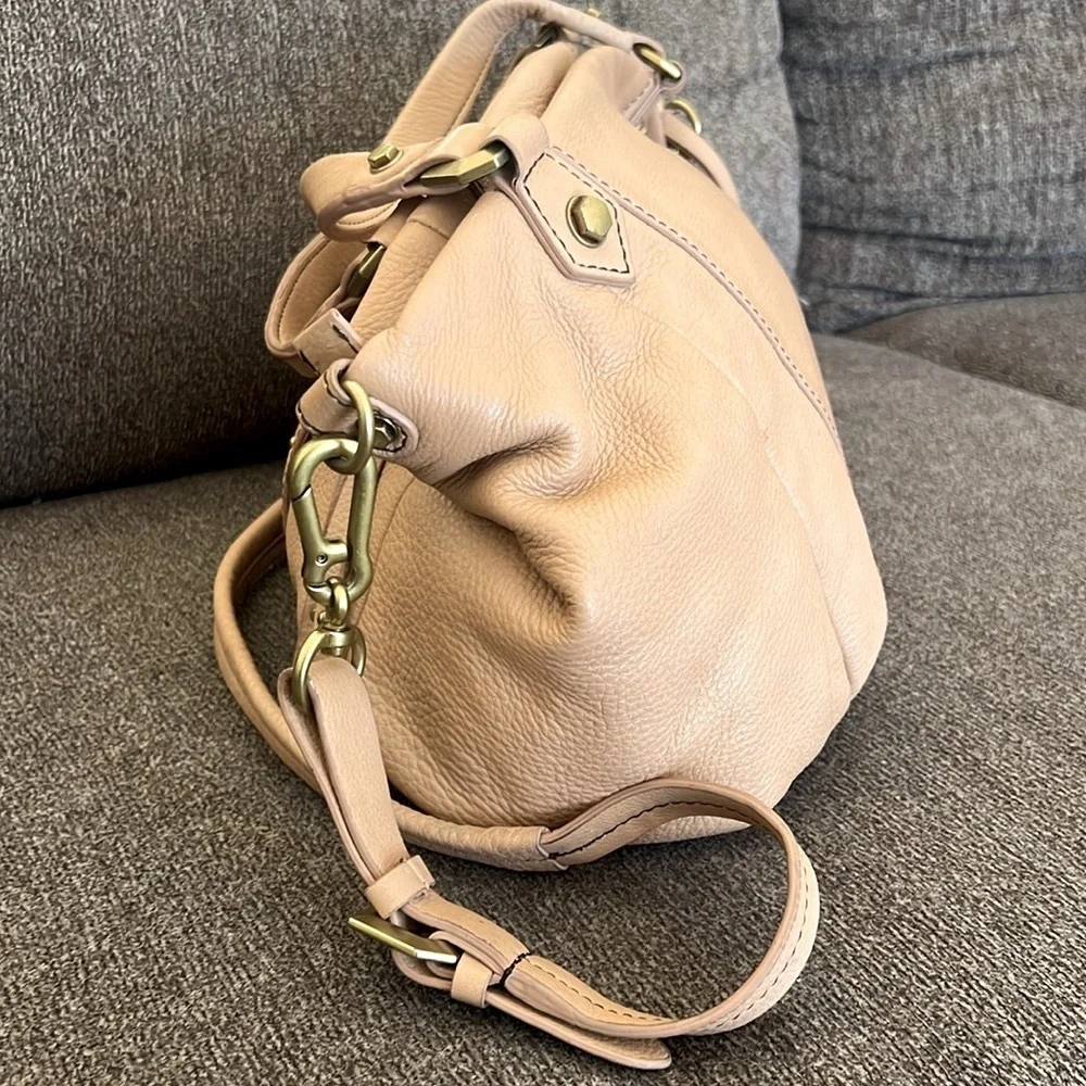 OrYany large Taupe leather Hobo Bucket‎ Crossbody handbag